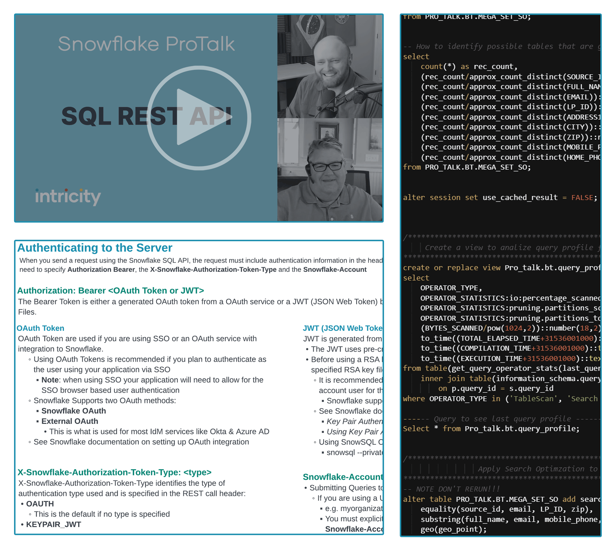 SQL REST API Teachable Example